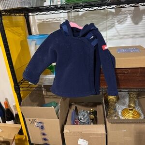 Widgoen Navy Blue Kids Fleece - 12M